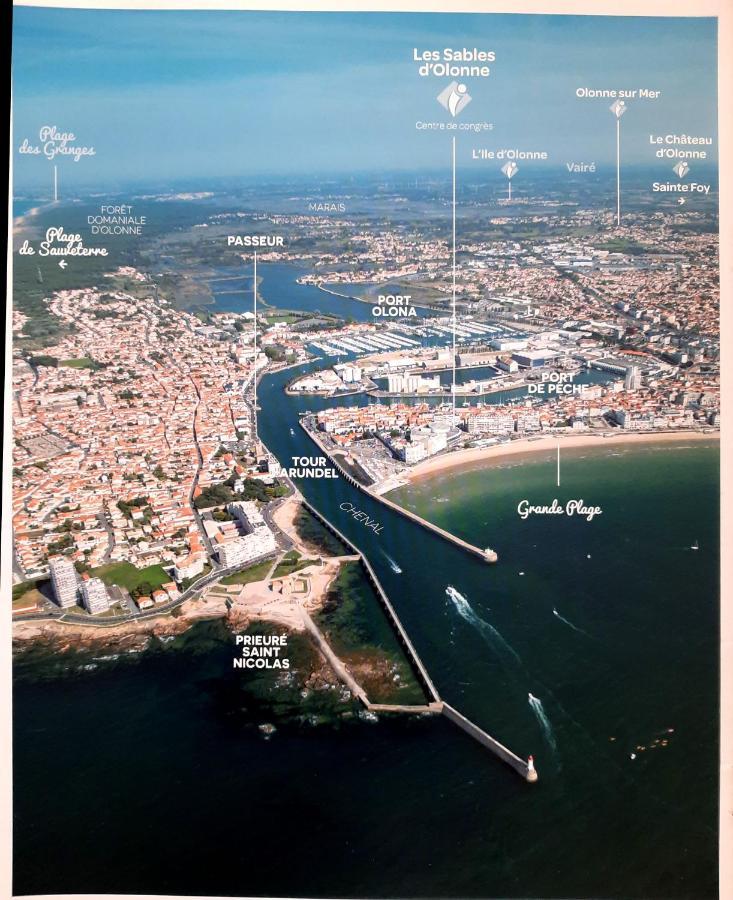 Appartement Vue Sur Mer Les Sables-dʼOlonne Eksteriør bilde